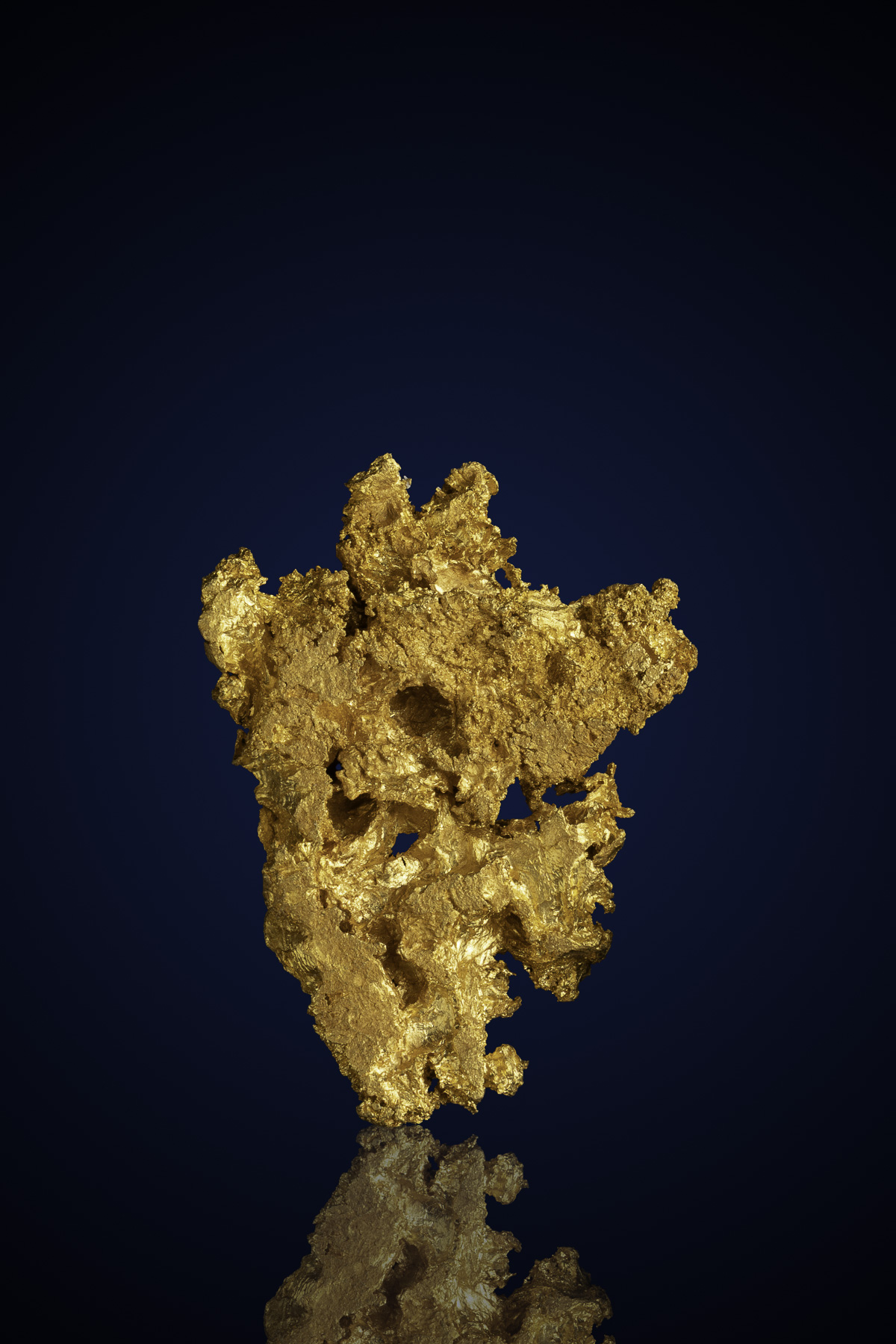 (image for) Brilliant, Chunky Natural Gold Nugget - Golden Triangle, Australia - 43.5 Grams